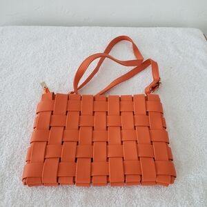 Anthropologie womens orange  bag